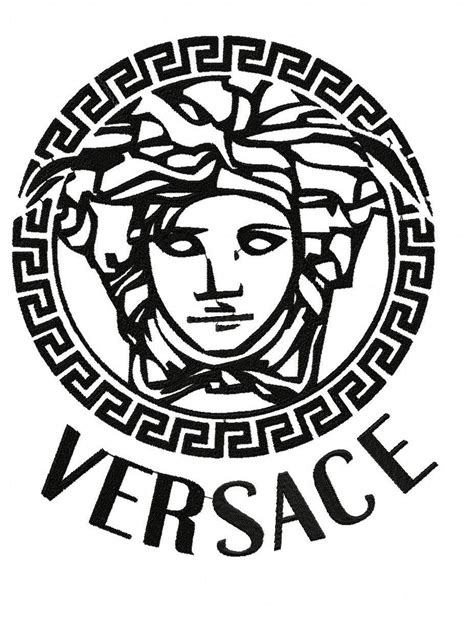 versace outline logo